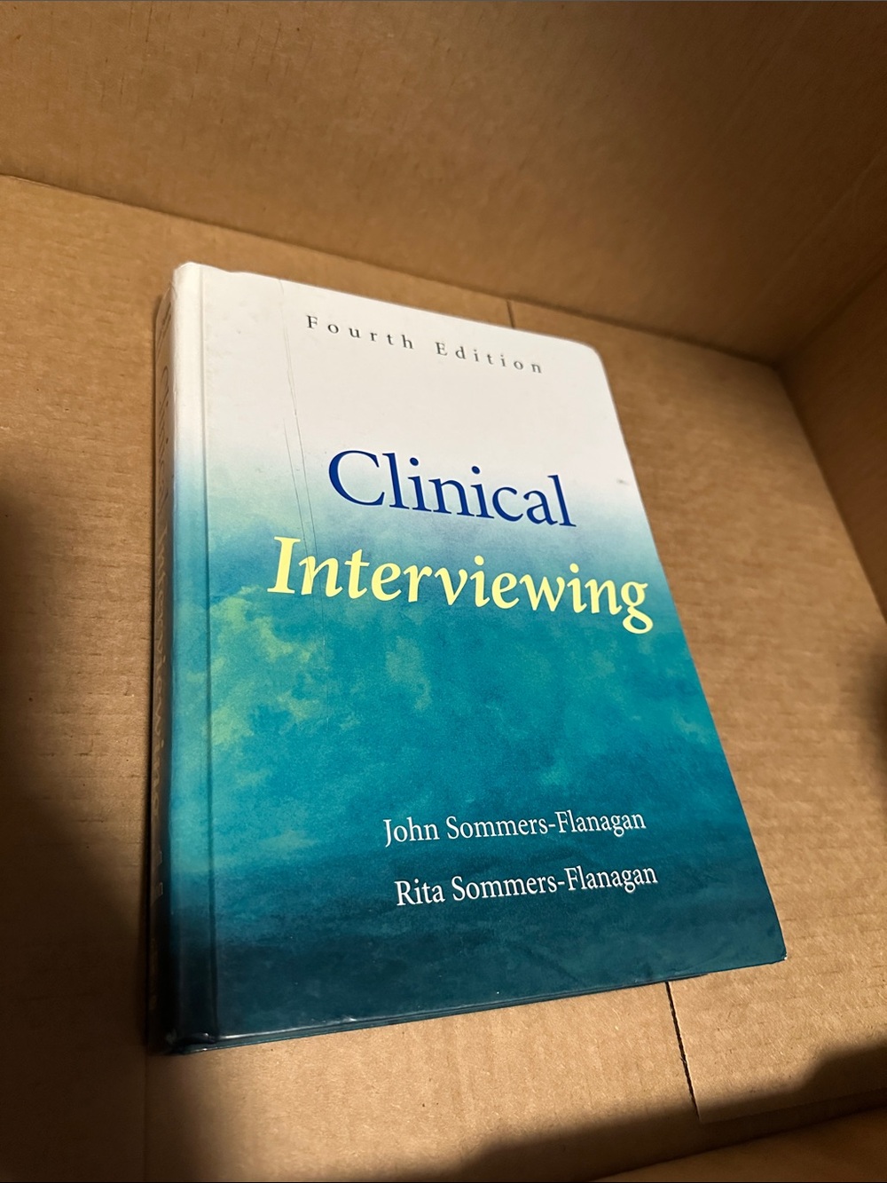 Clinical Interviewing Hardcover Journal - Blue/Teal Cover